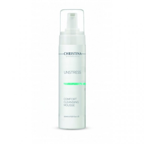 Christina Unstress Comfort Cleansing Mousse - švelnios, valomosios putos 200 ml
