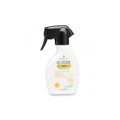 HELIOCARE 360 Pediatrics PURŠKIAMA APSAUGA NUO SAULĖS ATOPINEI VAIKŲ IR KŪDIKIŲ KŪNO ODAI SPF50, 250 ML 