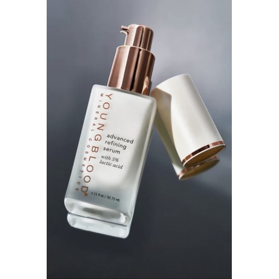 YOUNGBLOOD VEIDO SERUMAS SU 5 PROC. PIENO RŪGŠTIMI ‘‘ADVANCED REFINING TREATMENT‘‘, 32,72 ML